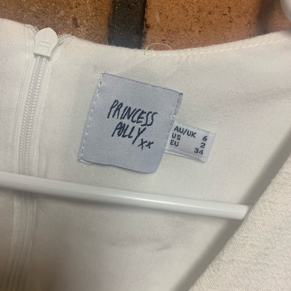 Princess Polly White Button-Up Romper - Picture 5 of 5